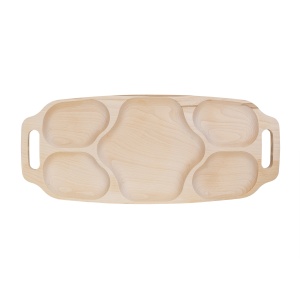 Tava Zilan cu 5 compartimente, lungime 30 cm, latime 20 cm, inaltime 5 cm, EXT7186