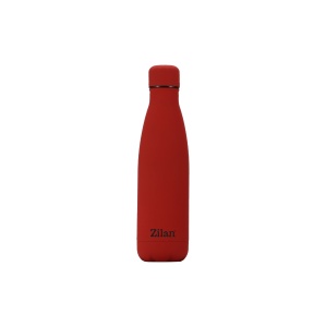 Termos Zilan, interior inox, 500ml, rosu, 28x8x26 cm, ZLN0823 - Img 1