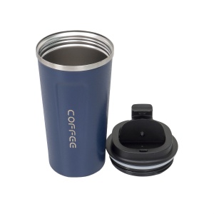 Termos Zilan interior inox, capacitate 500ml, inaltime 18cm, diametru 7cm, albastru, ZTS8441_2 - Img 3