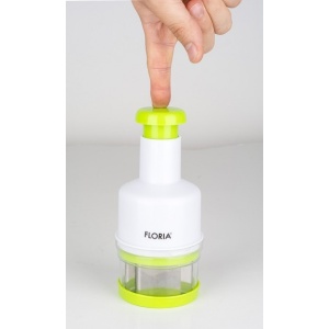 Tocator manual Zilan, asimetric, plastic, 23x9x9 cm, alb-verde, ZLN2614 - Img 3