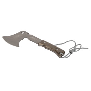 Topor camping Zilan cu husa si snur, lungime 26.5cm, latime lama 10.5cm, greutate 1.5kg ZTS8721 - Img 2