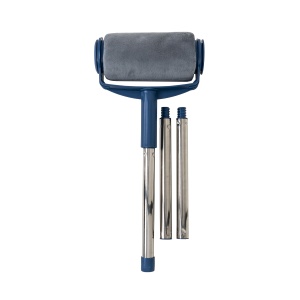 Trafalet vopsit Zilan cu rezervor, brat extensibil, plastic, par sintetic, albastru gri, 88x20 cm, ZTS5348