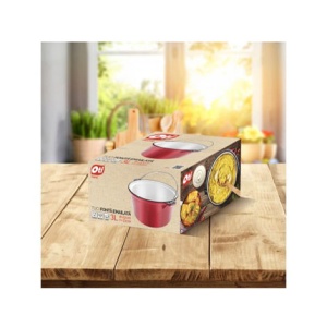 Tuci fonta Zilan, emailat, diametru 22cm, capacitate 3L, sanatate, durabilitate, 180589 - Img 2