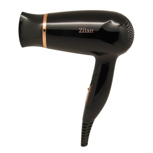 Uscator de par Zilan, 1200W, 2 trepte temperatura, negru, 25x10x20 cm, ZLN2953