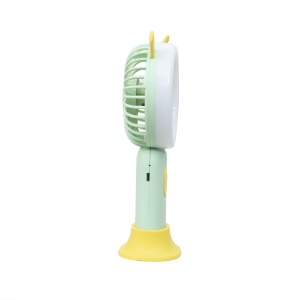 Ventilator de mana Zilan, alimentare USB, 3 viteze, suport, verde, 20x9.5x5 cm, ZTS8241 - Img 3