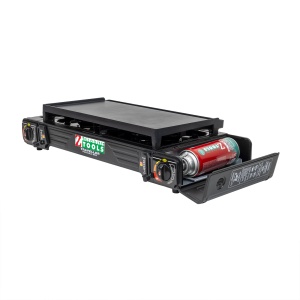 Aragaz camping Zilan cu 2 arzatoare, aprindere electrica, putere 2x2.3kw, dimensiuni 62x28x10 cm, 6kg, cod ZTS5620 - Img 5