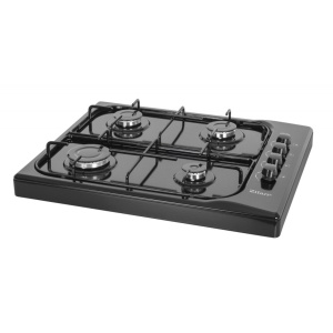 Aragaz Zilan, 4 arzatoare, alimentare GPL, 7000W, emailat, 50x60x9 cm, ZLN1518-N - Img 1