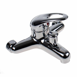 Baterie cada cu dus Zilan, inox, monocomanda, inclus pachet dus + furtun 1.5m + accesorii, 40mm, ZLN7710