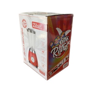 Blender Zilan RETRO 1.5L, 500W, otel inox, sticla, 38x20 cm, ZLN7057 - Img 4