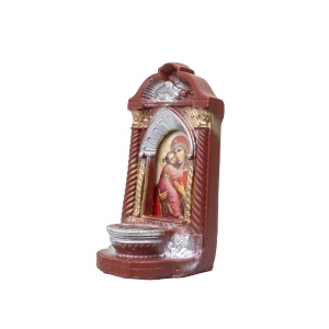 Candela Zilan, lucrata manual, inaltime 29cm, lungime 16cm, latime 12cm, EXT9919_5 - Img 2