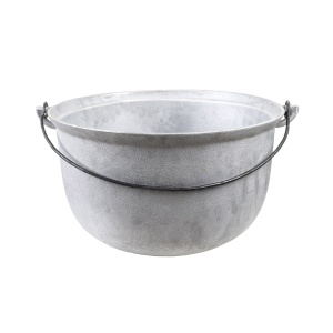 Ceaun aluminiu alimentar Zilan, capacitate 30L, fund rotund, EXT7248