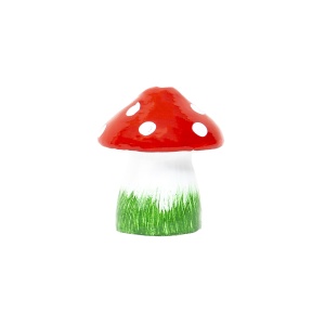 Ciuperca decorativa pentru gradina Zilan, ceramica, 10x10x14 cm, 1kg, EXT10187 - Img 2