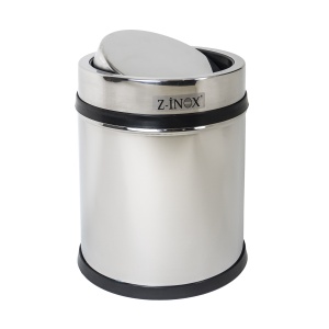 Cos menajer Zilan cu capac rotativ, inox, 11 l, 39x20x20 cm, ZLN4582 - Img 4