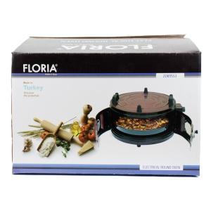 Cuptor electric Zilan, 1300W, 30L, 46x46x30 cm, visiniu, metal emailat, ZLN9553 - Img 3