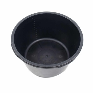 Cuva mortar Zilan, 65L, rotunda, PVC, negru, 61cm lungime, 35cm inaltime, 1347 - Img 2