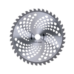Disc circular Zilan 255mm, 40 dinti vidia, pentru iarba si arbusti, taiere rapida, rezistenta, ZLN0580 - Img 1