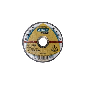 Disc debitare Klingspor A 660 R Supra, 115x22.23x1 mm, taiere inox si otel, 12200 rot/min, EXT328905