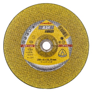 Disc polizat Klingspor A 24 Extra, 230x6 mm, 22.23 mm, metal universal, pentru polizor unghiular, EXT13447