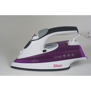 Fier de calcat Zilan cu talpa ceramica, putere 2200W, calcare cu aburi si uscata, autocuratare, 26x12x15 cm, ZLN8083 - Img 2