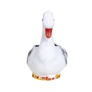 Ghiveci ceramica Zilan, lebada alb, 21cm lungime, 21cm inaltime, 14cm latime, EXT7065 - Img 2