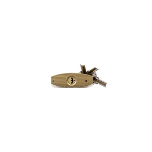 Lacat auriu Zilan 63mm, 5x4x3 cm, 1kg, 3 chei, cod 4620 - Img 2