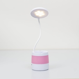 Lampa birou Zilan, model lumina floare, 4 tipuri de lumina, roz, dimensiuni 19x10x30 cm, alimentare USB, cod ZTS8246 - Img 6