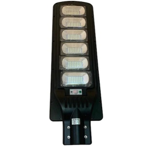 Lampa solara Grand-300, 300W, 1567 lm, telecomanda, senzor miscare, dimensiuni 252x80x835 mm, IP65, arie iluminat 70m², EXT074-009-0300 - Img 1
