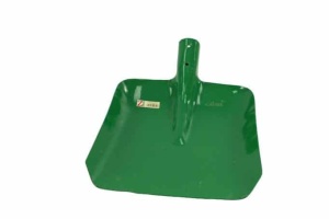 Lopata patrata Z-tools, 28x24 cm, otel, 1.5 mm, greutate 0.9 kg, verde ZLN6293