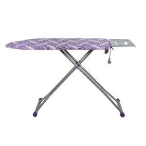 Masa de calcat Zilan cu cadrul metalic, priza, 114x38x107 cm, detasabila, multicolor, ZLN4535