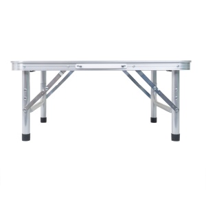 Masa pliabila camping Zilan, 60cm lungime, 45cm latime, inaltime reglabila 26.5/55.5cm, cu bordura aluminiu, ZTS5699 - Img 2