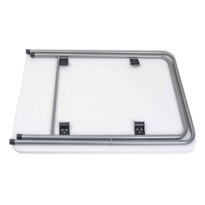 Masa plianta Zilan, blat MDF 60x80 cm, inaltime 70 cm, picioare metalice, pentru casa sau camping, ZLN6982 - Img 2