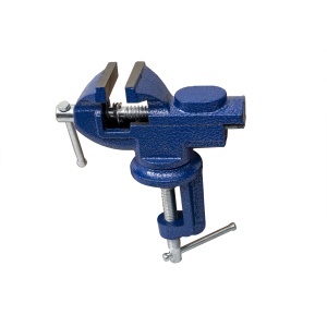 Menghina rotativa Zilan, prindere 50mm, baza rotativa, metal, albastru, 14x6x20 cm, 3kg, 1344 - Img 2