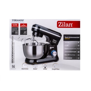 Mixer cu bol Zilan, 4.5L, 1000W, miscare eliptica, 8 viteze, sistem de siguranta, 42x27x33 cm, 4.7kg, ZLN1215 - Img 4