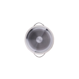 Oala cu capac Zilan, ceramica 24cm, 4L, crem, 28x25x15 cm, ZLN0873 - Img 4