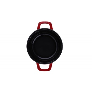 Oala din fier turnat Zilan, capacitate 2.6L, compatibila inductie, gaz, electric, cuptor 280 grade C, 22cm diametru, 10cm inaltime, ZLN0941 - Img 4
