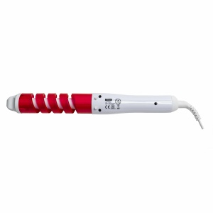 Ondulator par Zilan, 25W, ceramic, incalzire rapida 200 grade C, alb/roz, utilizare casnica, ZLN0429 - Img 2