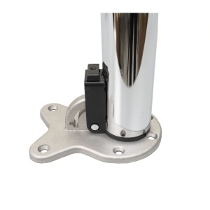 Picior masa reglabil Zilan, inox, H87cm, diametru 5.5cm, crom lucios, NM-F50870-01 - Img 4