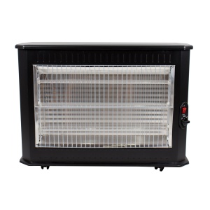 Radiator semineu Zilan, design elegant, 3 trepte caldura 600W/1400W/2000W, termostat reglabil, protectie rasturnare, roti transport, 58x77x22 cm, ZLN1770 - Img 2