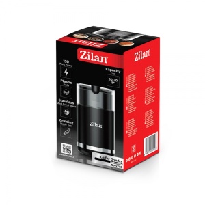 Rasnita electrica Zilan, 150W, lame din otel inoxidabil, corp plastic negru, capacitate 60-70g, ZLN9280 - Img 2