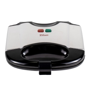 Sandwich-maker Zilan, 750W, interior teflonat antiaderent, 2 sandwich-uri, lungime cablu 1m, negru/argintiu, ZLN8143 - Img 3