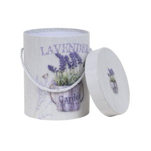 Set 2 cutii cilindrice Zilan, dimensiuni 17.5x14.5 cm, 15.5x12 cm, pentru decoratiuni, cadouri, bijuterii, CD4424_3 - Img 2