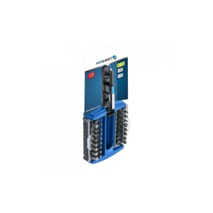 Set 33 bucati bituri pentru surubelnita Zilan, din otel aliat S2, mărime SL3 - SL6.5 mm, PH1 - PH3, PZ1 - PZ3, T8 - T40, H2 - H6, maner magnetic SLIM, dimensiuni 25x13x5 cm, greutate 1kg, HT1S402 - Img 2