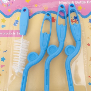 Set 4 perii curatare biberoane Z-TOOLS, albastru, 17cm si 12cm, ZTS9100 - Img 3