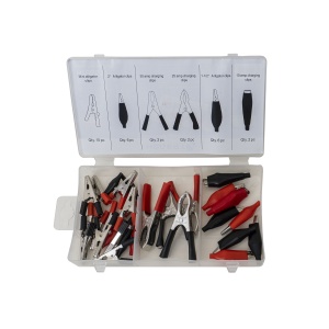 Set conectori electrici Zilan 28 bucati, 6 dimensiuni, cutie cu compartimente 20x10x5 cm, 1kg, HT8G517 - Img 1