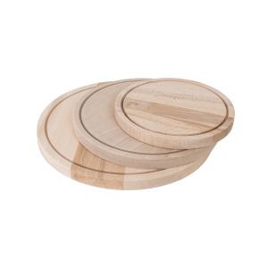 Set tocator rotund Zilan, 3 bucati, lemn fag, 29cm + 24.5cm + 19cm, 1414 - Img 5