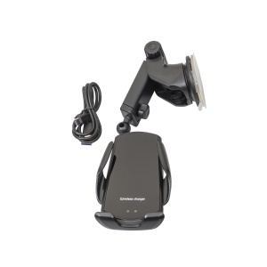 Suport telefon auto Z-TOOLS, incarcare wireless 10W, dimensiuni 10,5x8x13 cm, ZTS8255 - Img 4