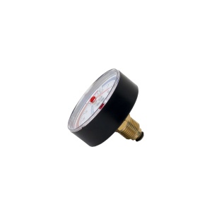 Termomanometru axial Zilan 1/2", presiune maxima 6bar, temperatura maxima 120°C, diametru 8cm, 9x8x9 cm, cod EXT10540003 - Img 3
