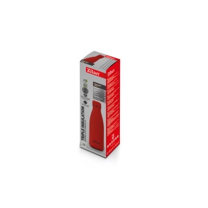 Termos Zilan, interior inox, 500ml, rosu, 28x8x26 cm, ZLN0823 - Img 2