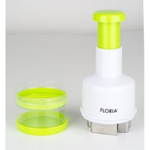Tocator manual Zilan, asimetric, plastic, 23x9x9 cm, alb-verde, ZLN2614 - Img 4