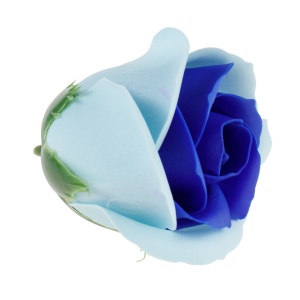 Trandafiri din sapun Love, 2 culori bleu-albastru, 50 bux/set, inaltime 6.5 cm, diametru 5 cm, SF003-31 - Img 2